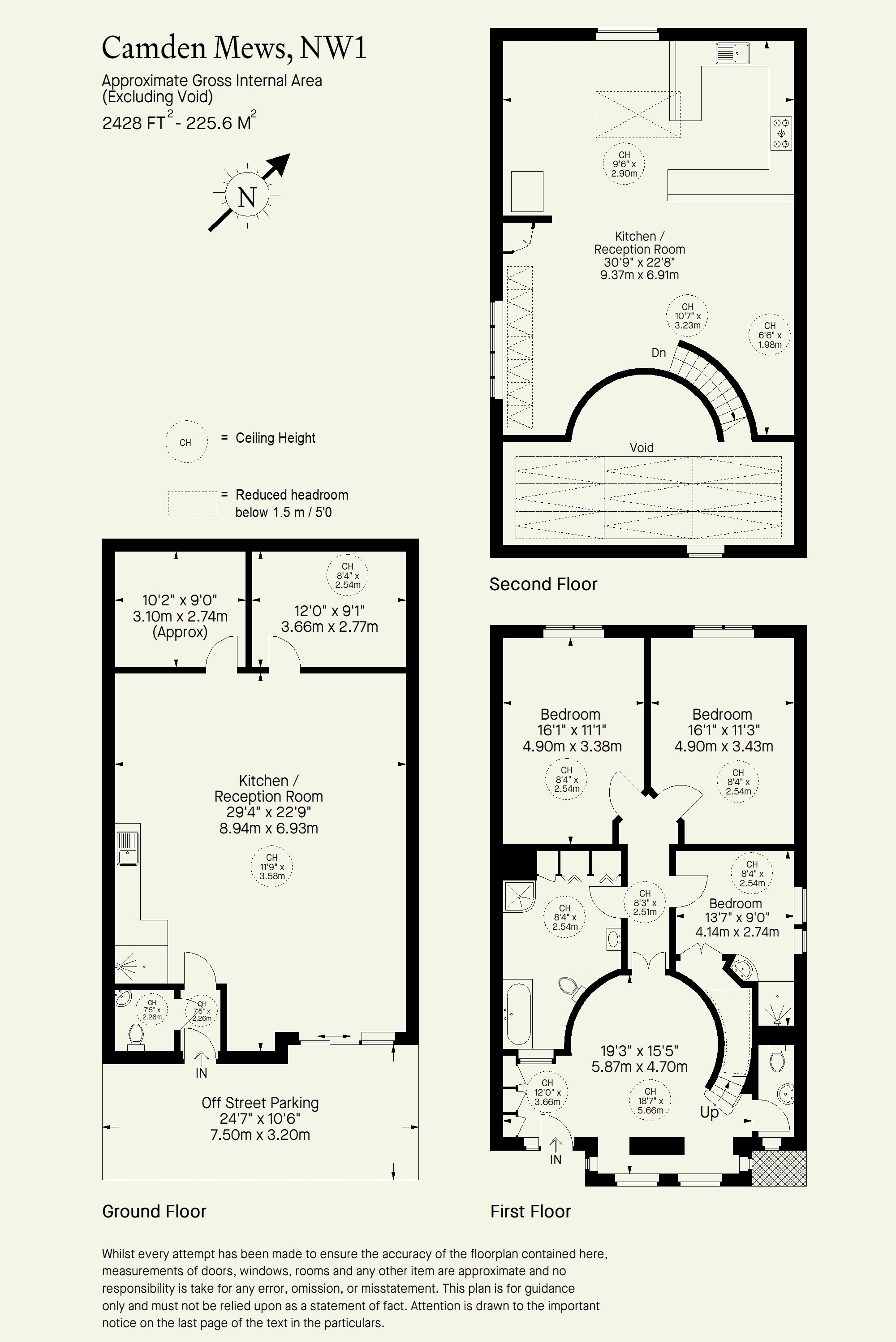 127, Camden Mews, London floorplan