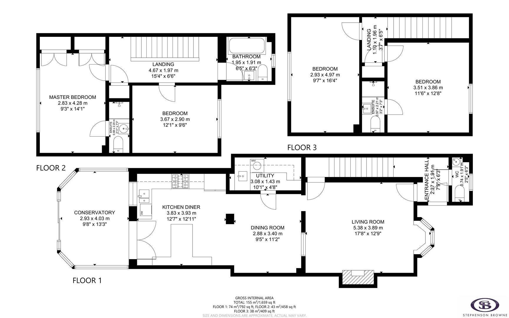 15, Waterside Close, Crewe floorplan