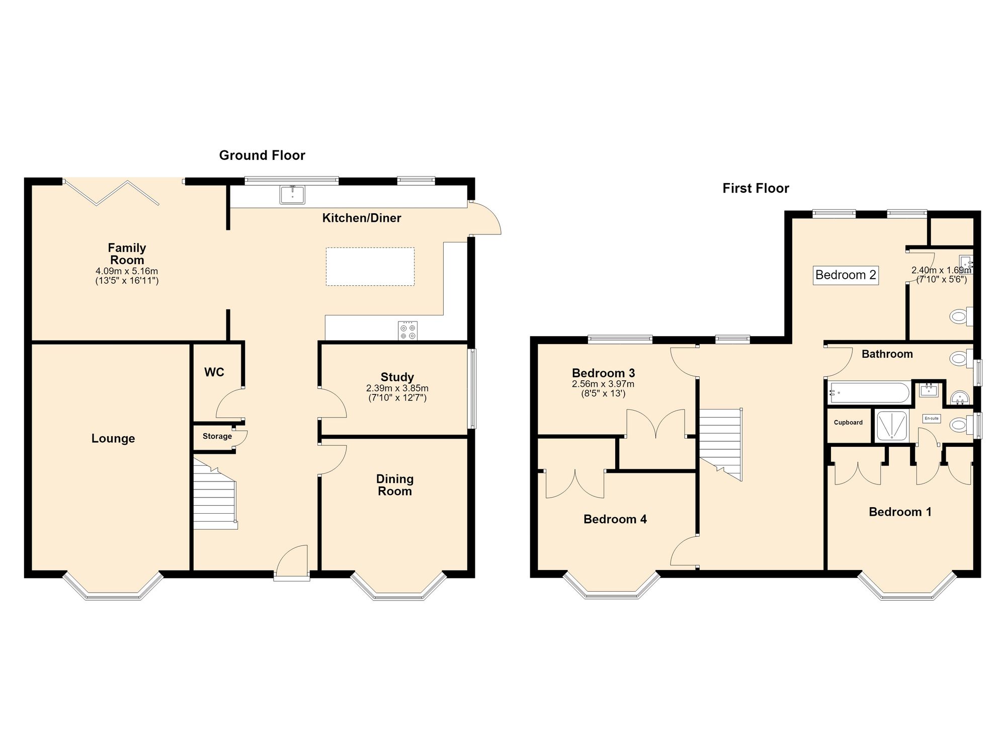 18 Manor View, Peterborough floorplan