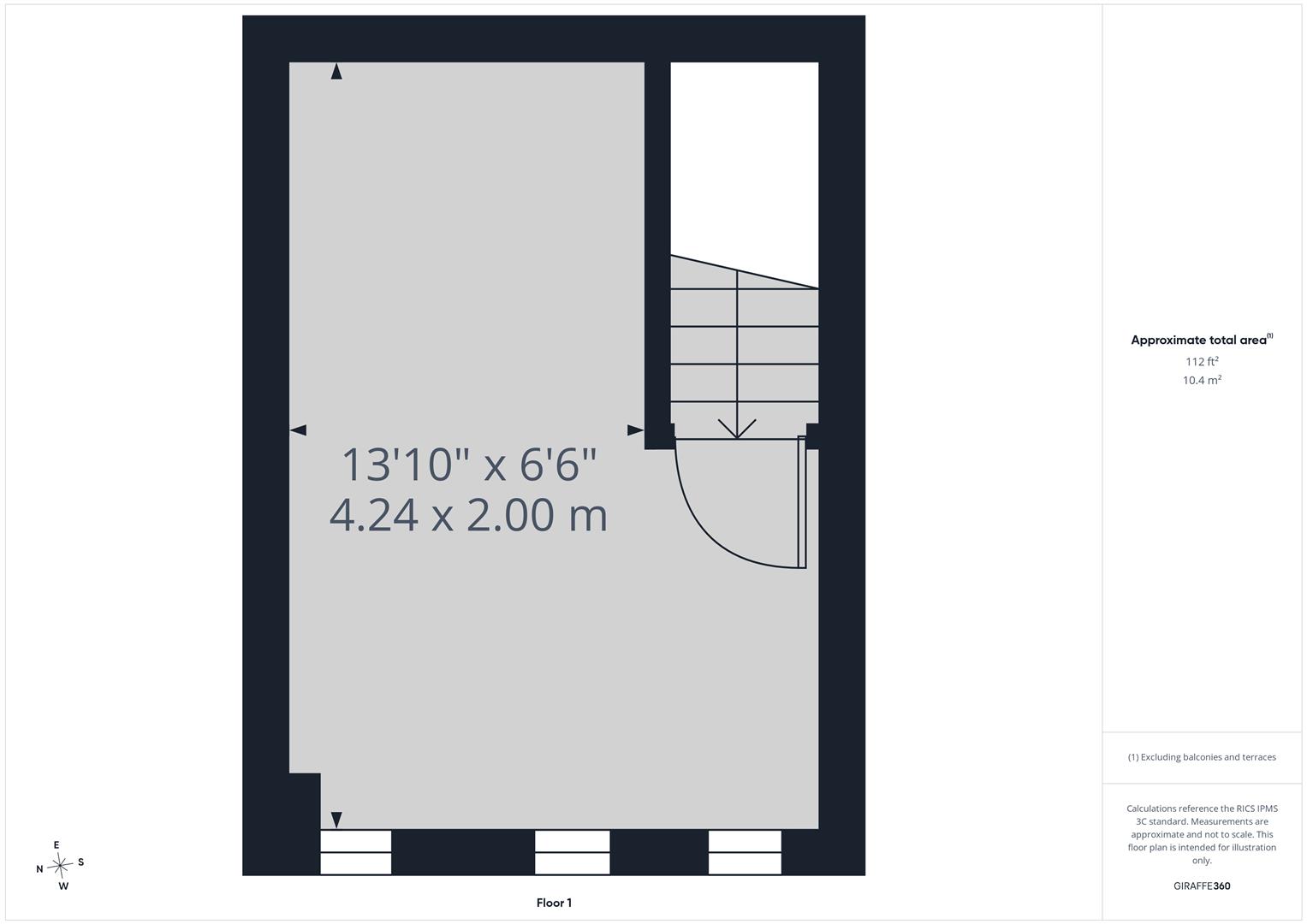 3 Chancery House, 96 Paradise Street, Liverpool floorplan