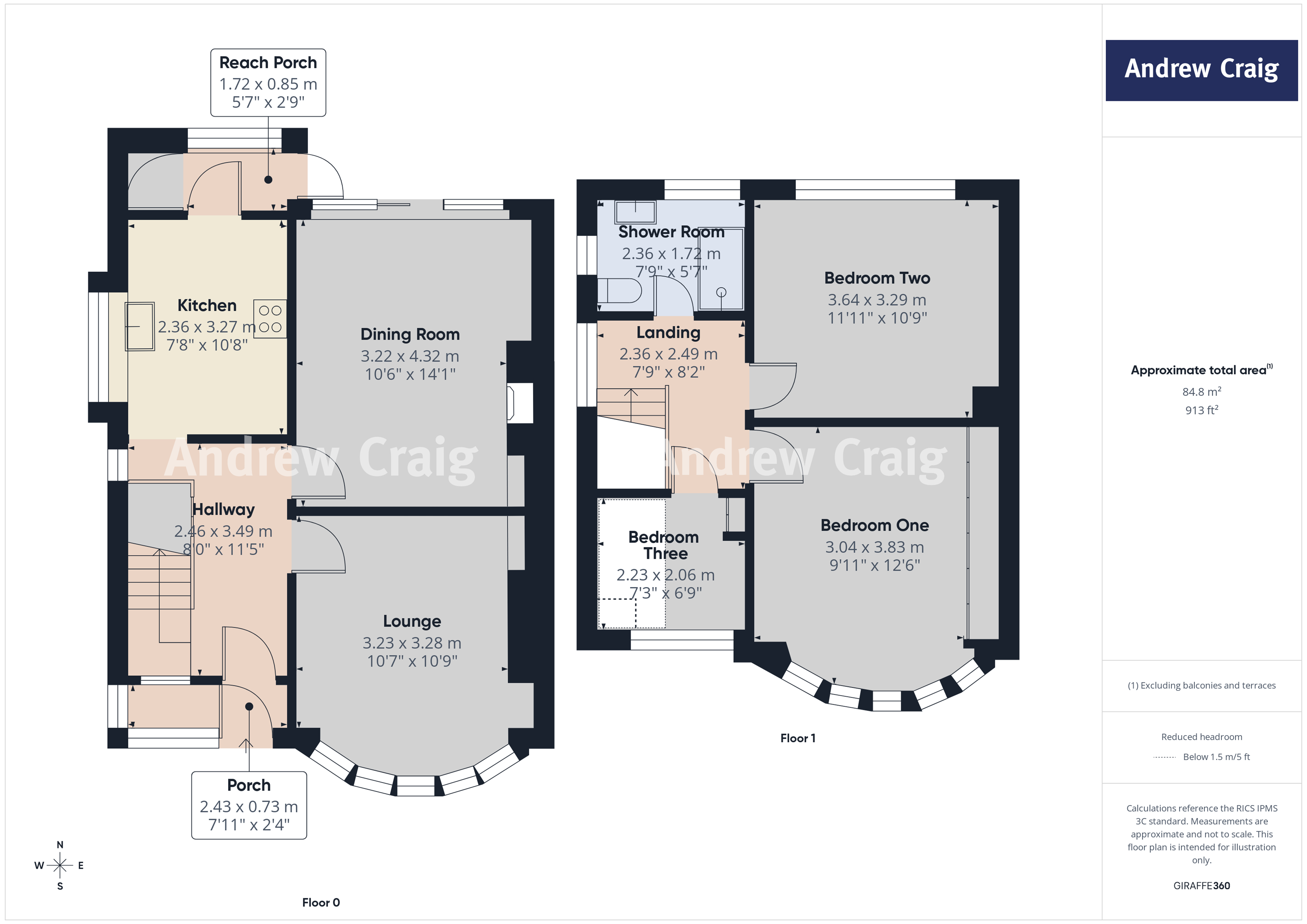 12 Mayfield Court, Fulwell, Sunderland floorplan
