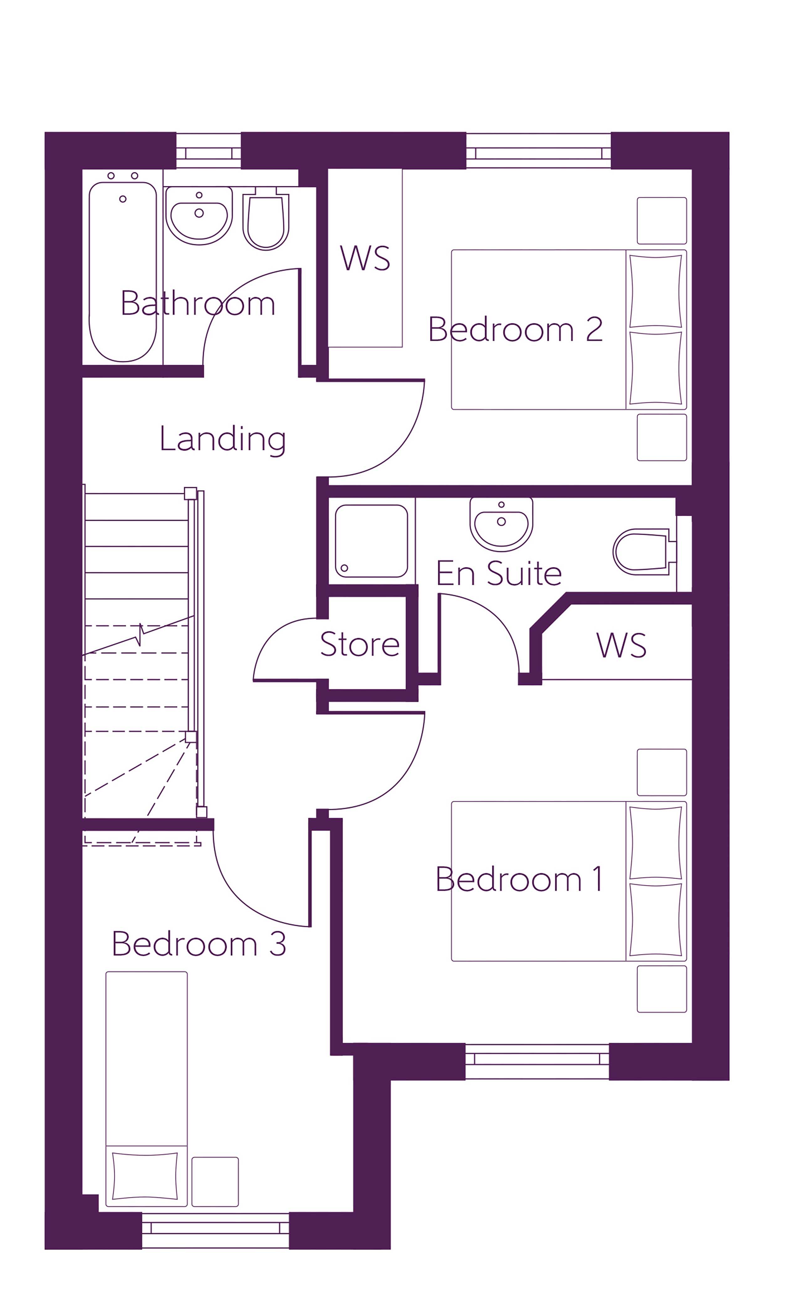 11, Crookston Road, Glasgow floorplan