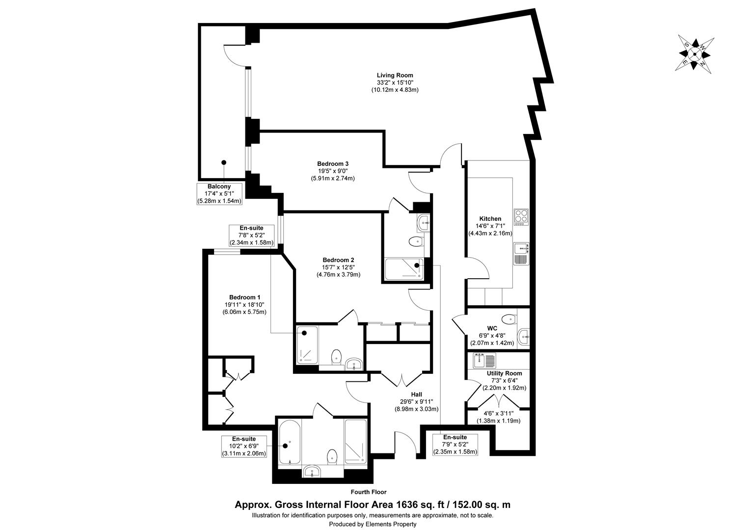 Apartment 59, Quayside House, Kew Bridge Road, Brentford floorplan