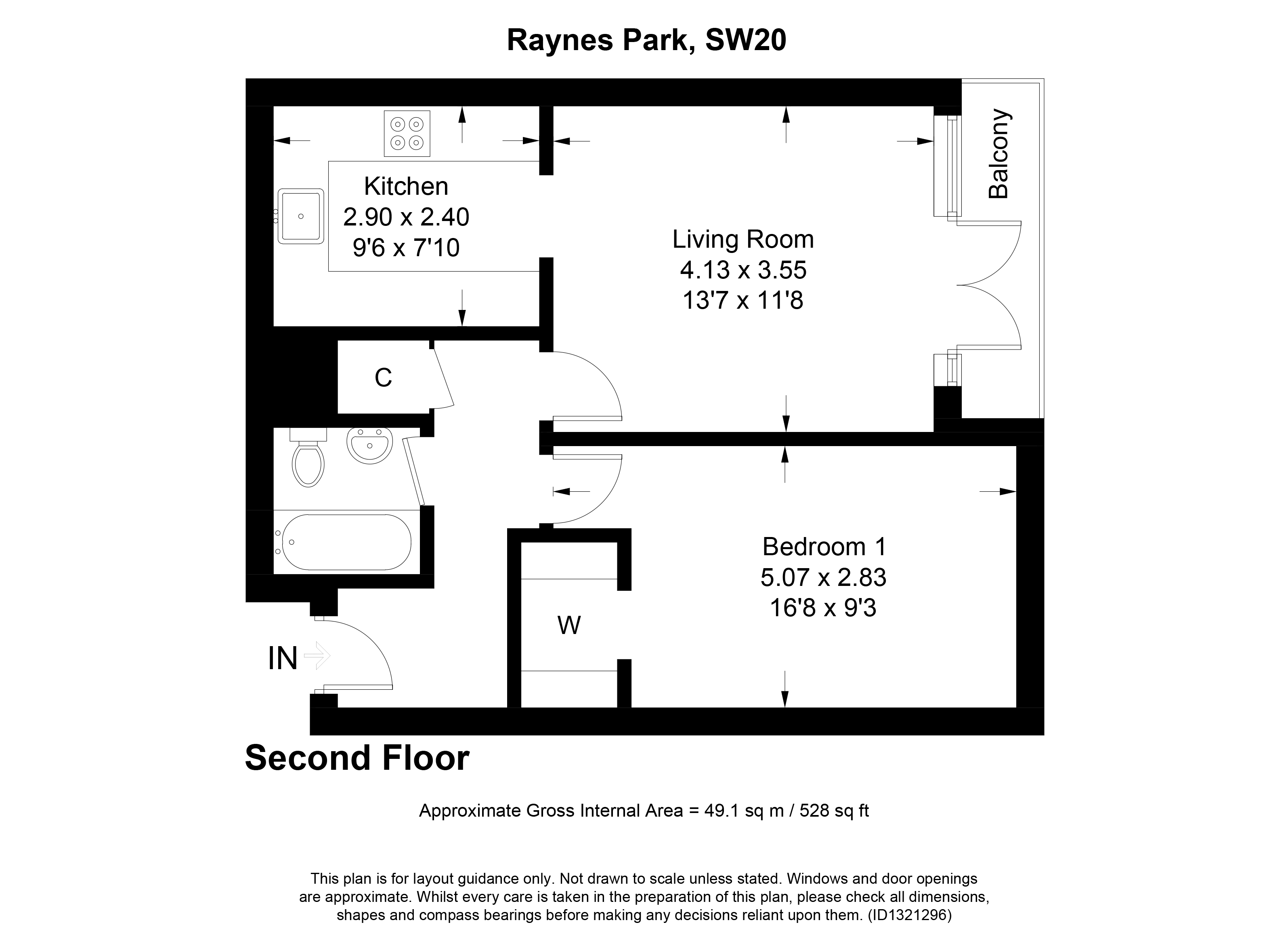 28, Coniston Close, London floorplan