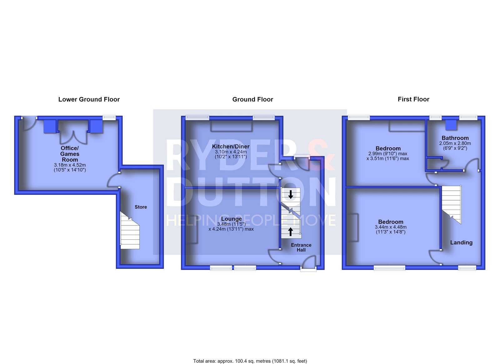 61, Stamford Street, Mossley floorplan