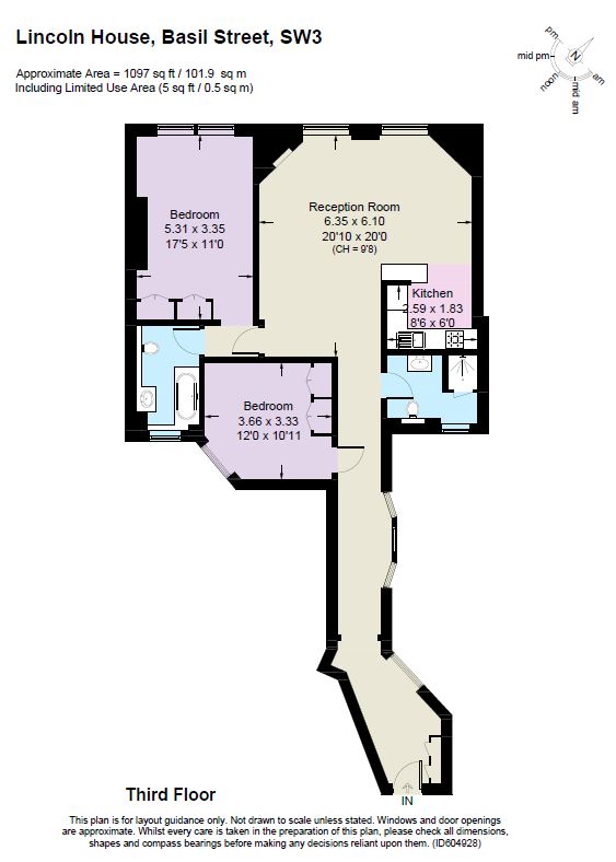 Flat 34,, Lincoln House, Knightsbridge floorplan