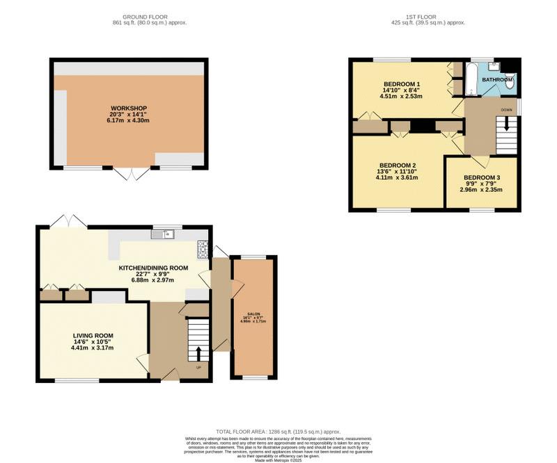 9, Oliver Close, St. Albans floorplan