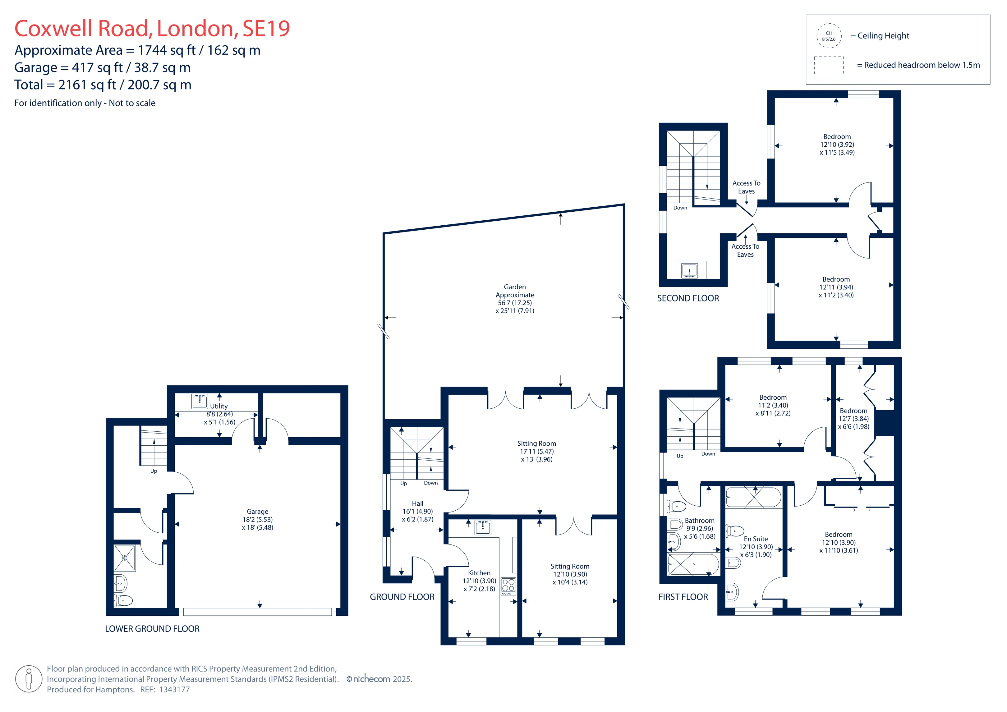 Coxwell Road, London, SE19 floorplan
