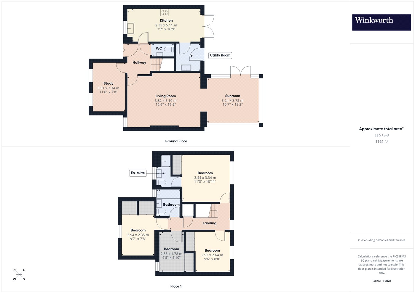 9, The Sadlers, Reading floorplan