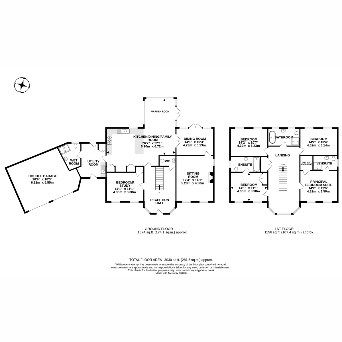Ingleby House, 7 Appleacres, Old Catton floorplan