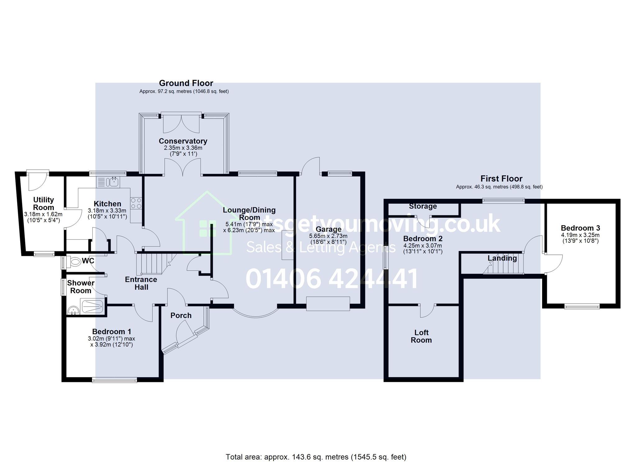 63 Langwith Gardens, Holbeach floorplan