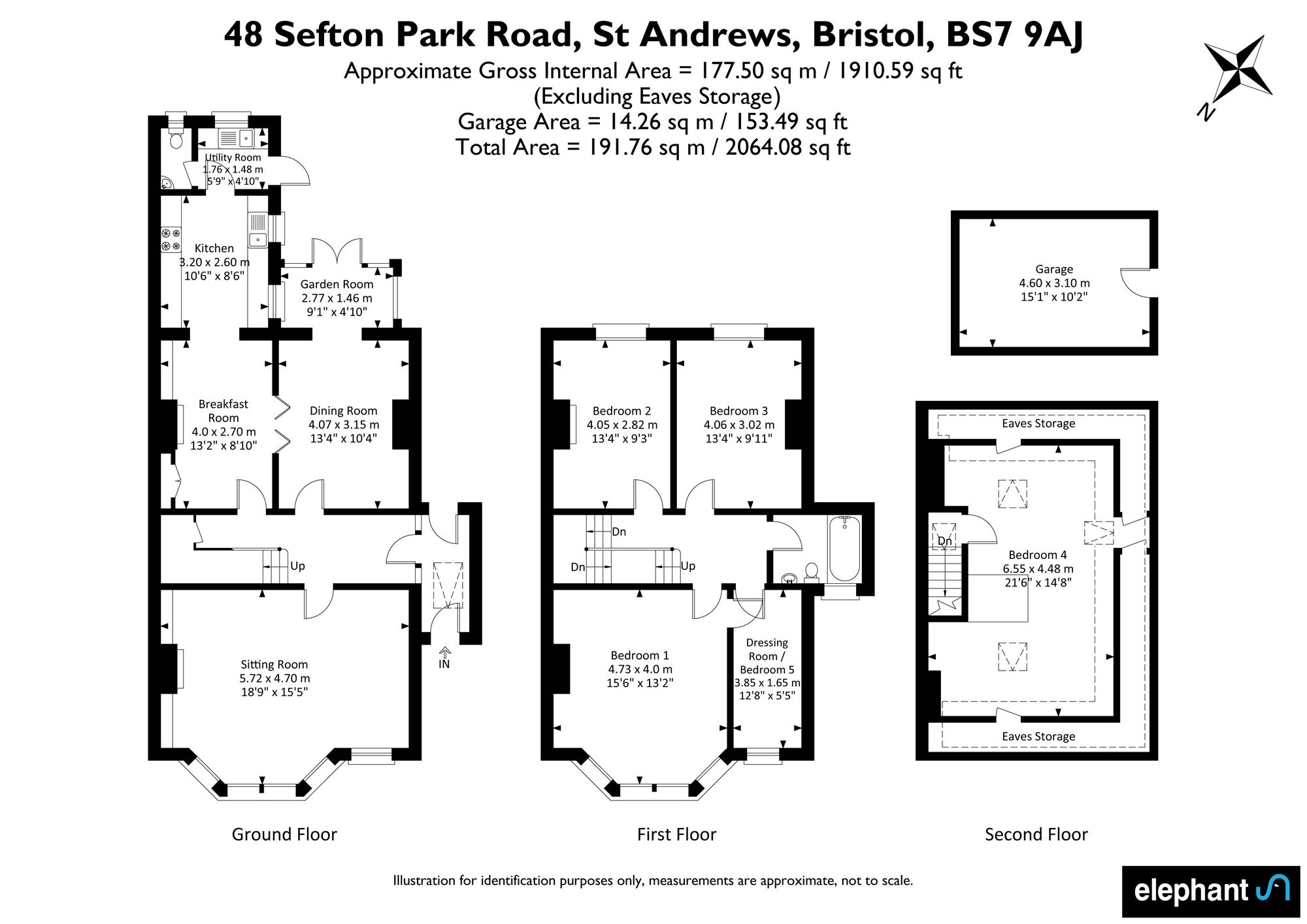 48 Sefton Park Road, Bristol floorplan