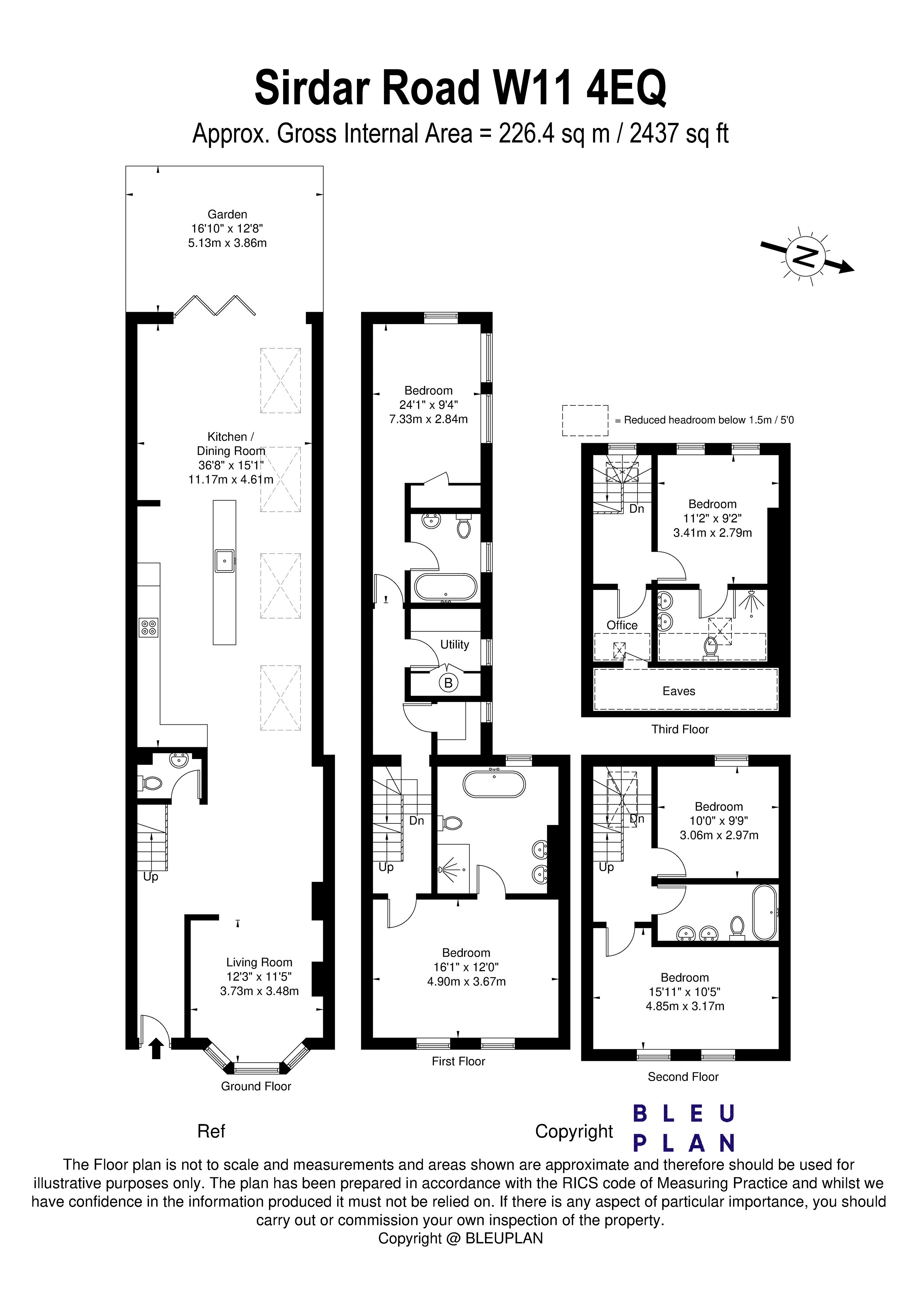 Sirdar Road, London W11, 5 bedroom terraced house for sale 63555737