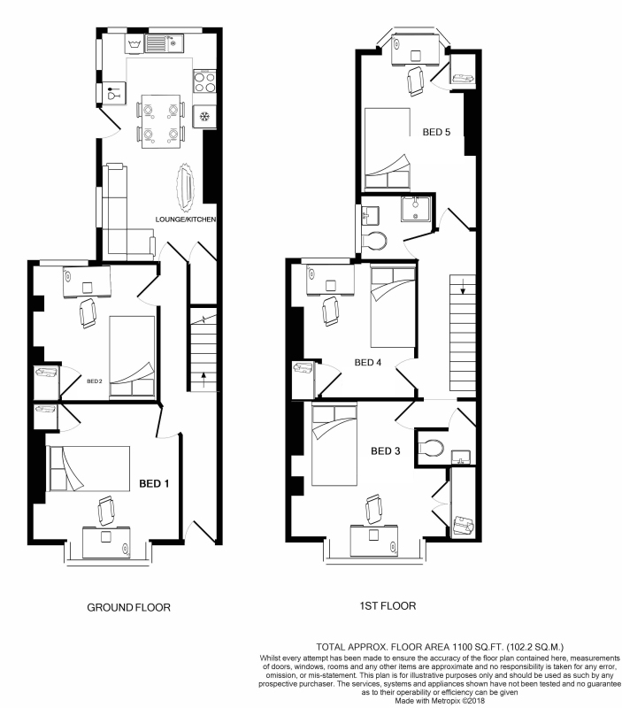 16, Danes Road, Exeter floorplan