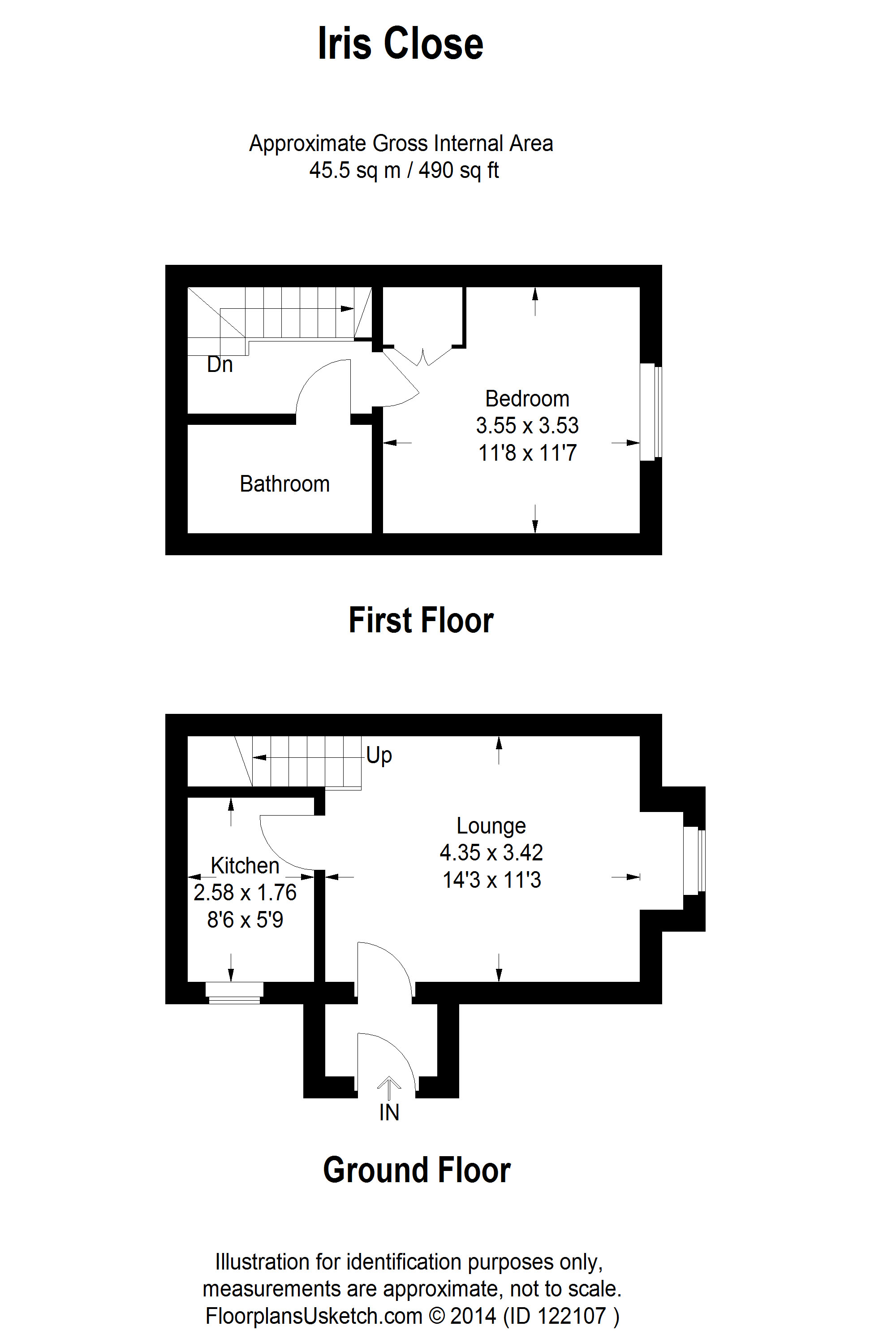 1 Bedrooms Terraced house to rent in Iris Close, Aylesbury, Buckinghamshire HP21