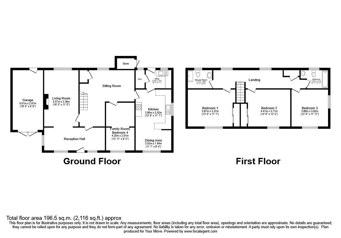 Shieling,, Maesbury, Shropshire floorplan