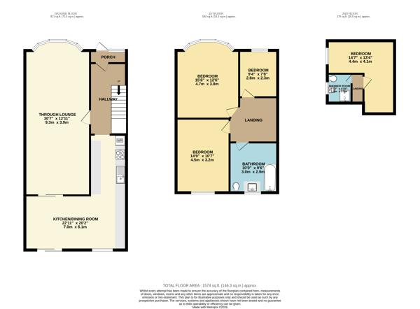 Cavendish Gardens, Barking floorplan