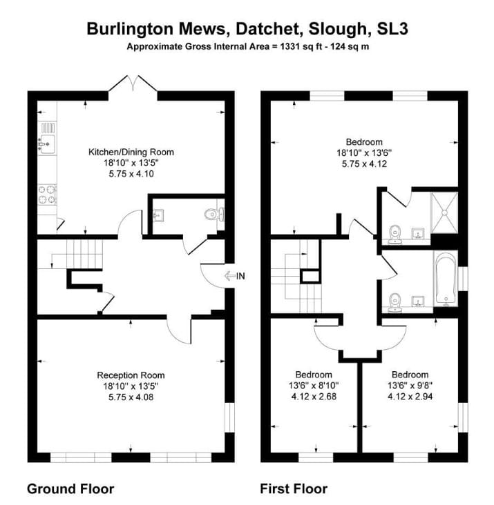 2, Burlington Mews, Datchet floorplan