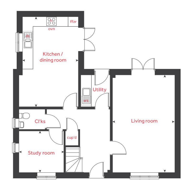 434, Swallowtail Way, Knaresborough floorplan