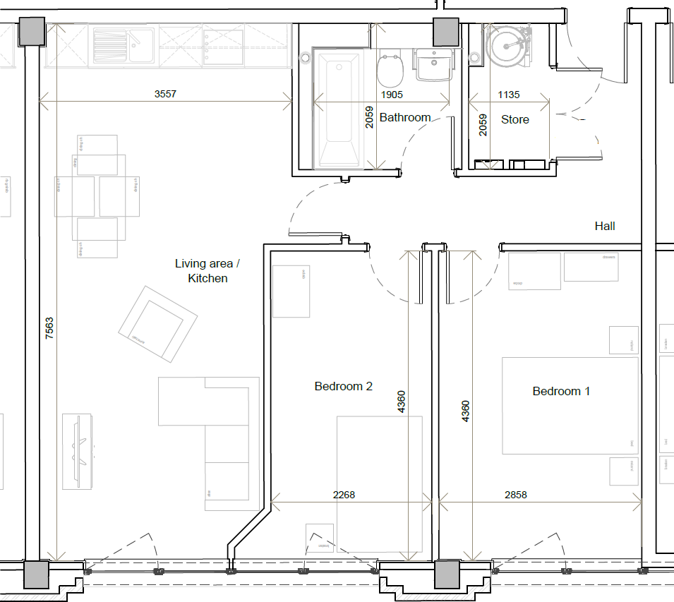 307 Kettleworks,, Pope Street, Birmingham floorplan