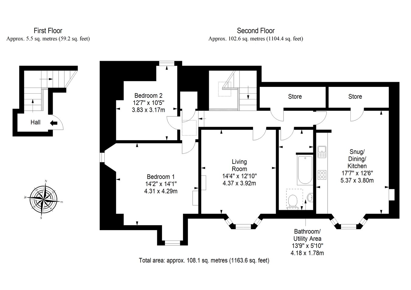 Dunearn, 24 High Street East, Anstruther floorplan