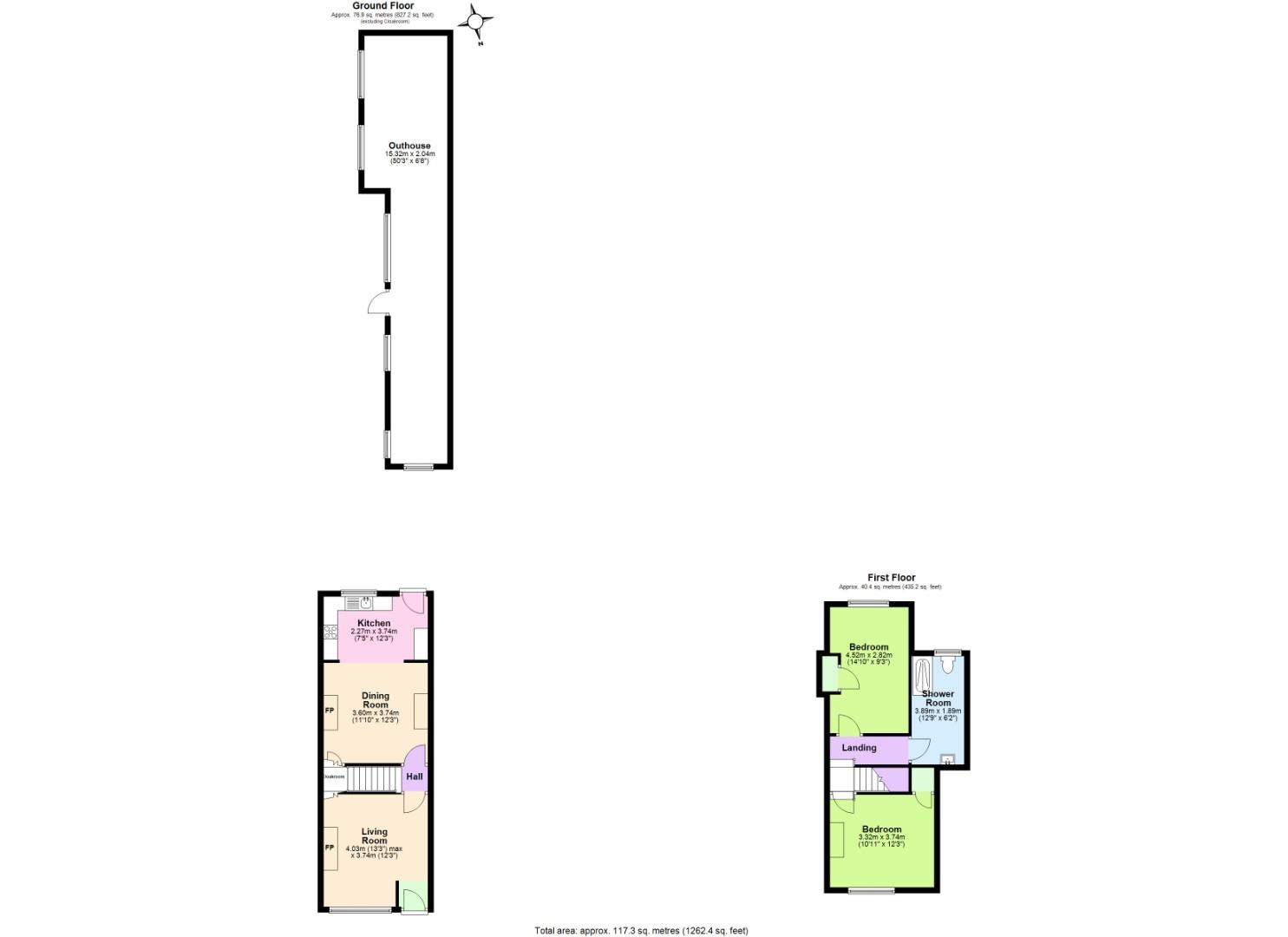 46, Woodville Road, Swadlincote floorplan