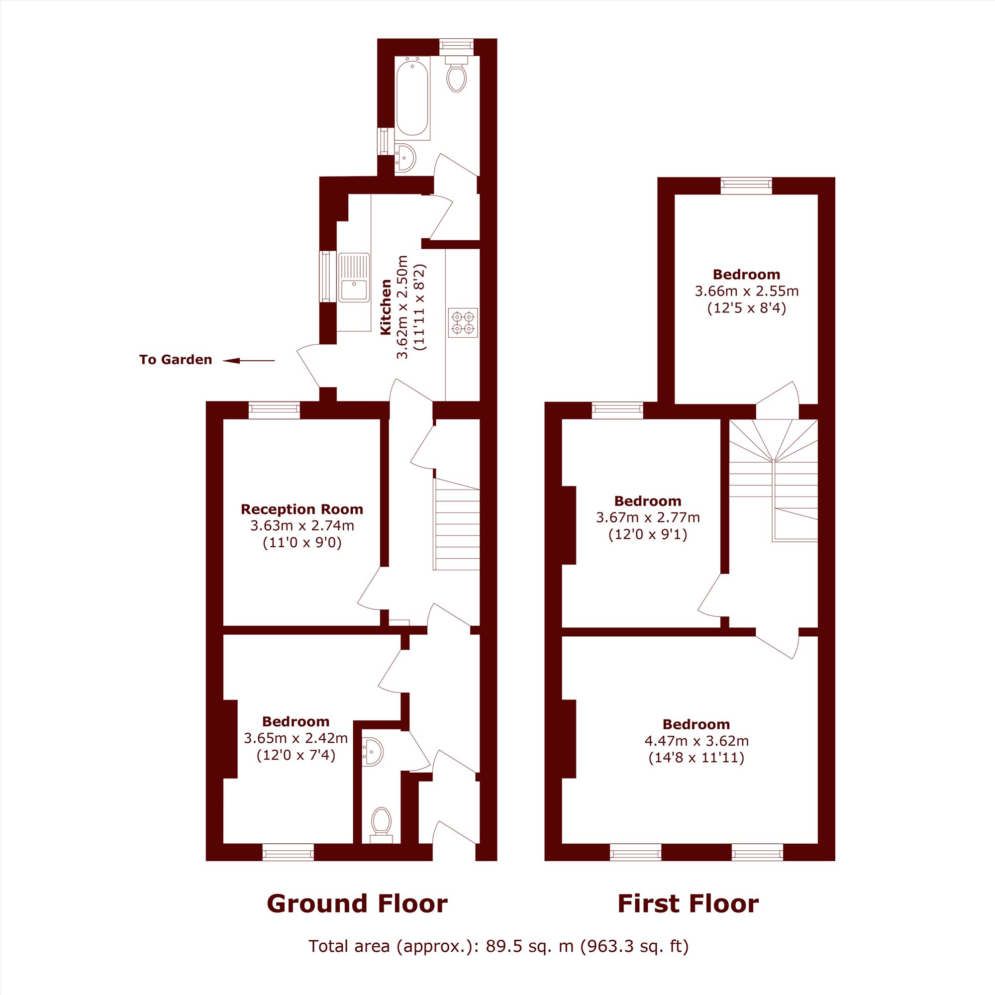 15, Meyrick Road, London floorplan