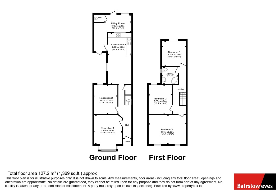 Carlyle Road, London floorplan
