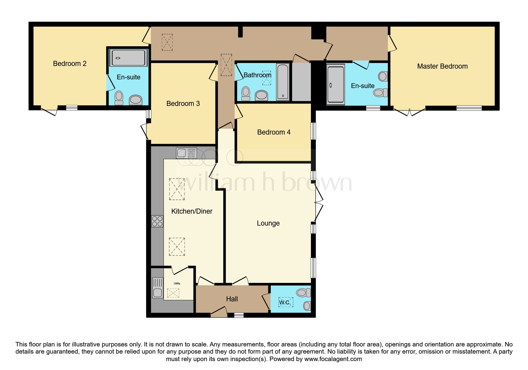 Rowan Cottage, Earls Place, Hall Lane, Grantham floorplan