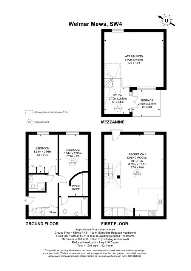 Welmar Mews, London floorplan