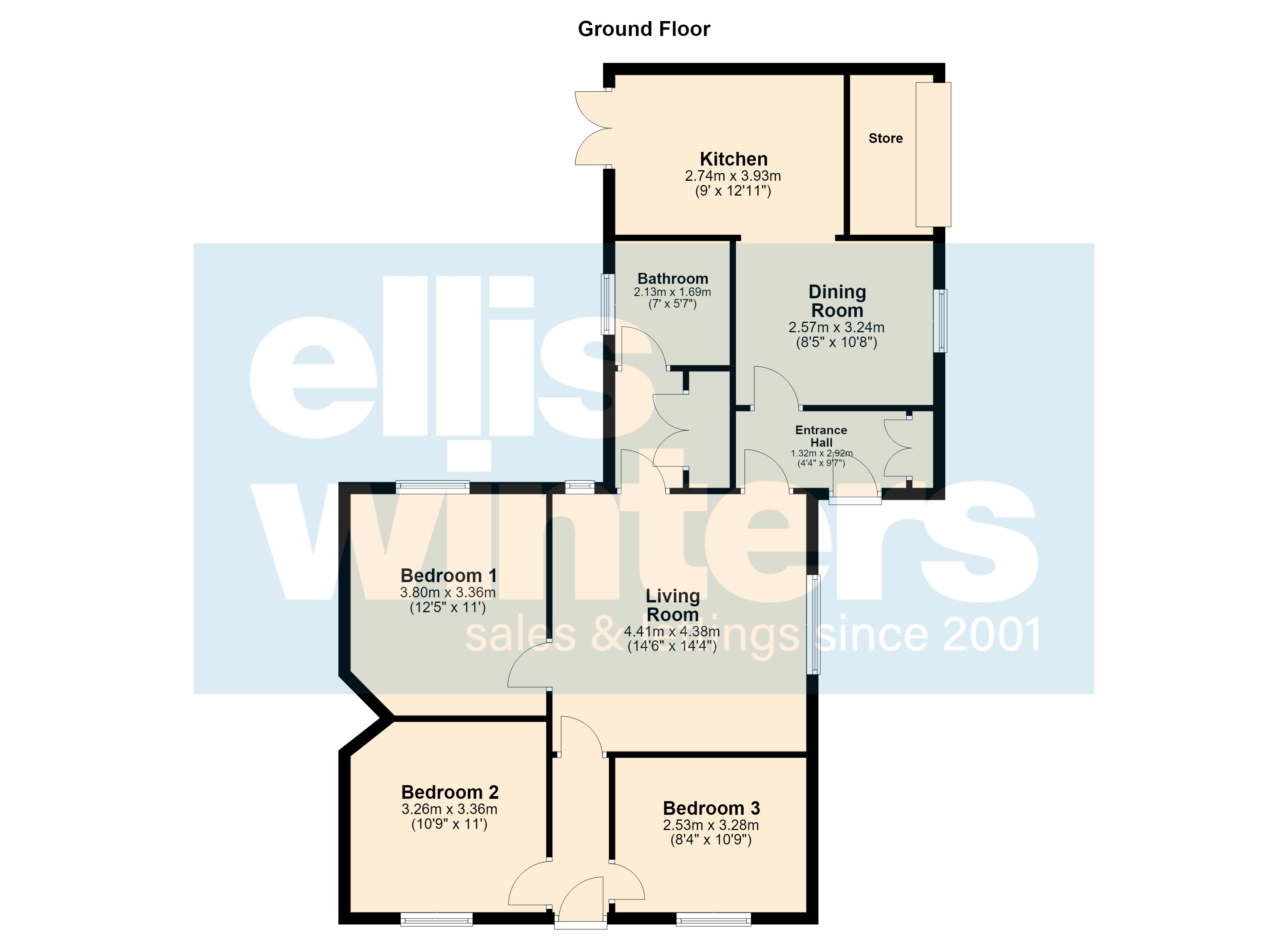 10, Black Horse Lane, Chatteris floorplan