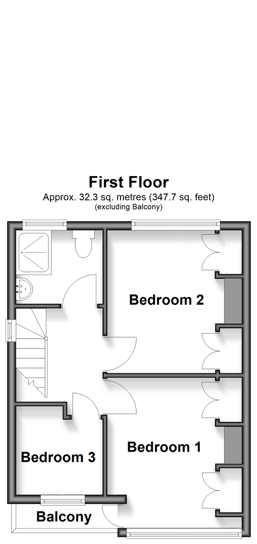 Glack Road, Deal floorplan