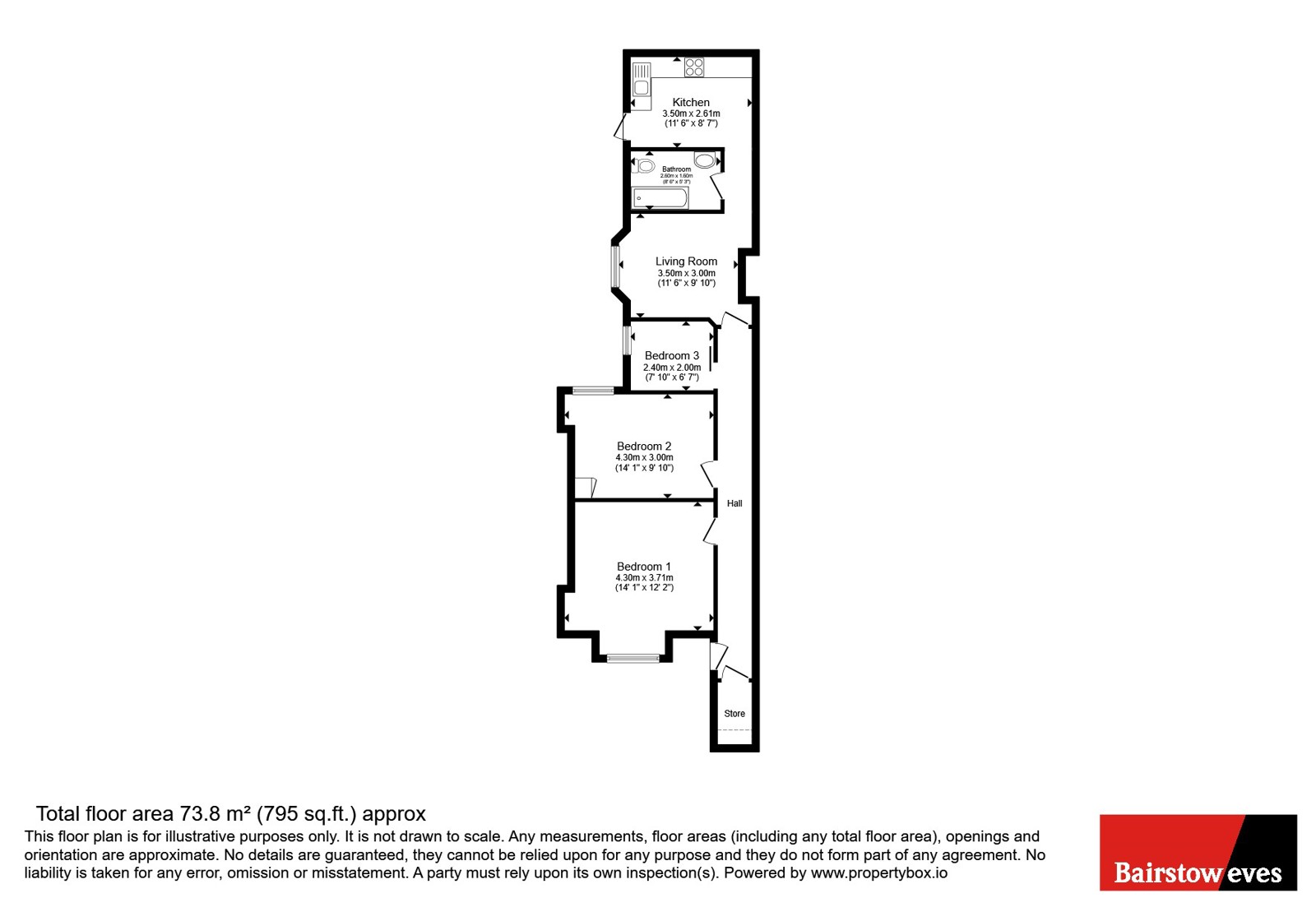 27, Winders Road, London floorplan