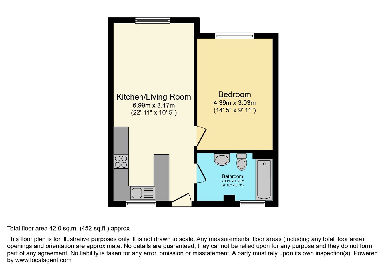 12 Brunswick Court, Rawdon Drive, Hoddesdon floorplan