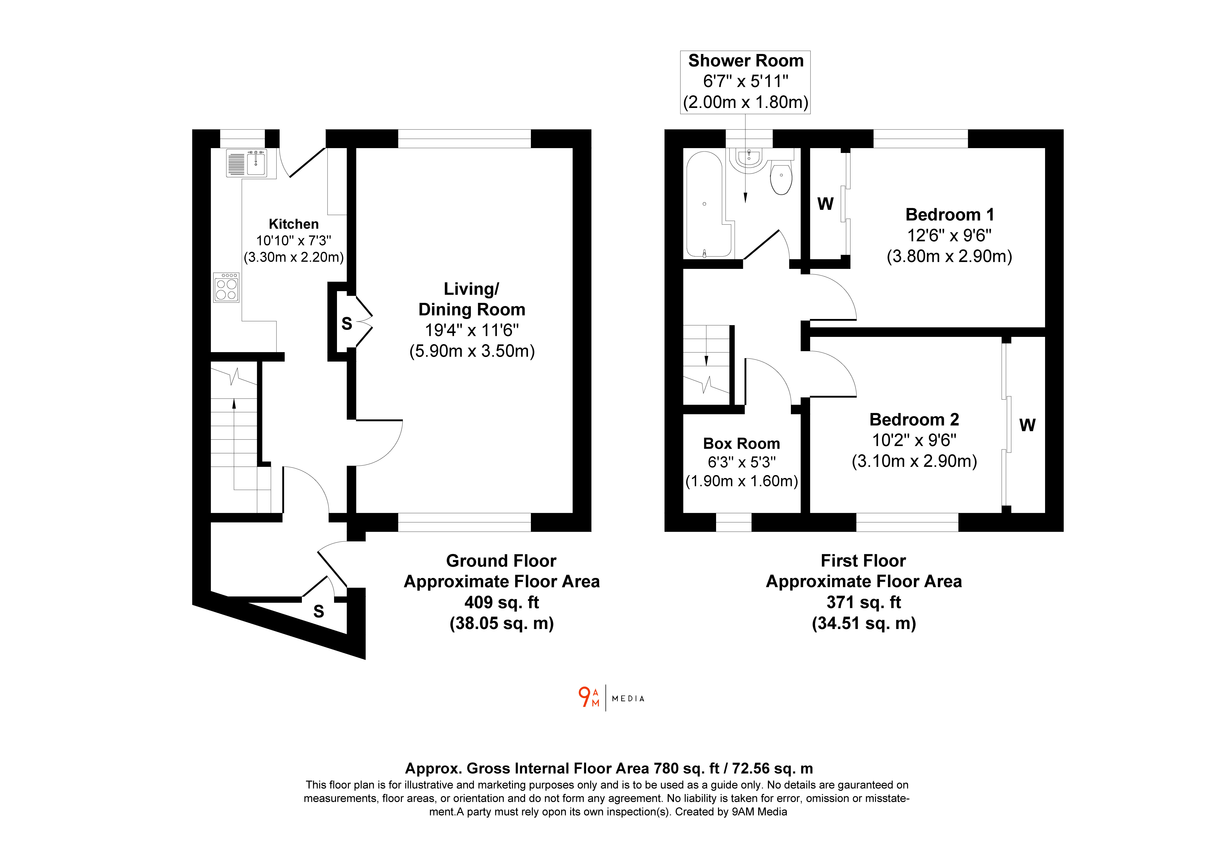 21, Foulford Road, Cowdenbeath floorplan