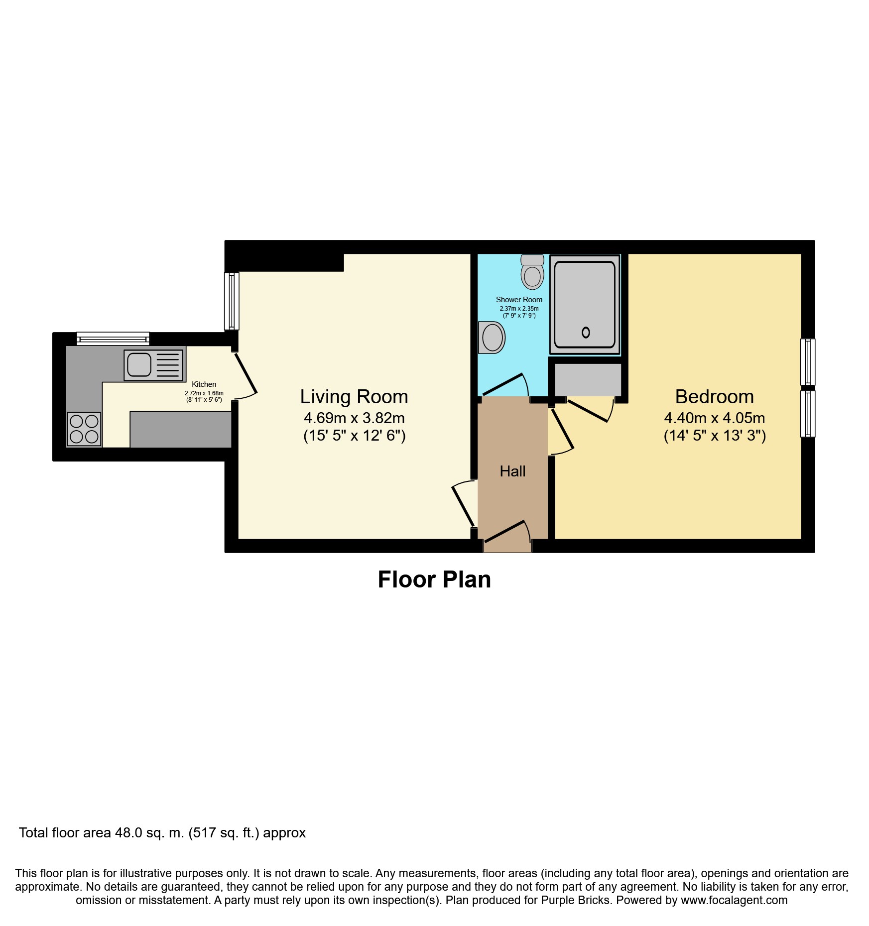 1 bed flat for sale in Arbuckle Street, Kilmarnock KA1 Zoopla