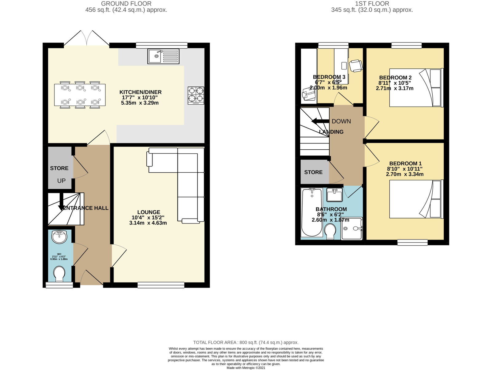 Brigadier Road, Stockport floorplan