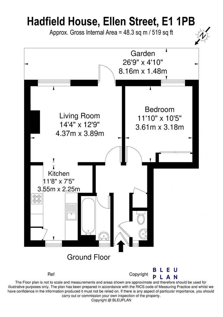 Ellen Street, London floorplan