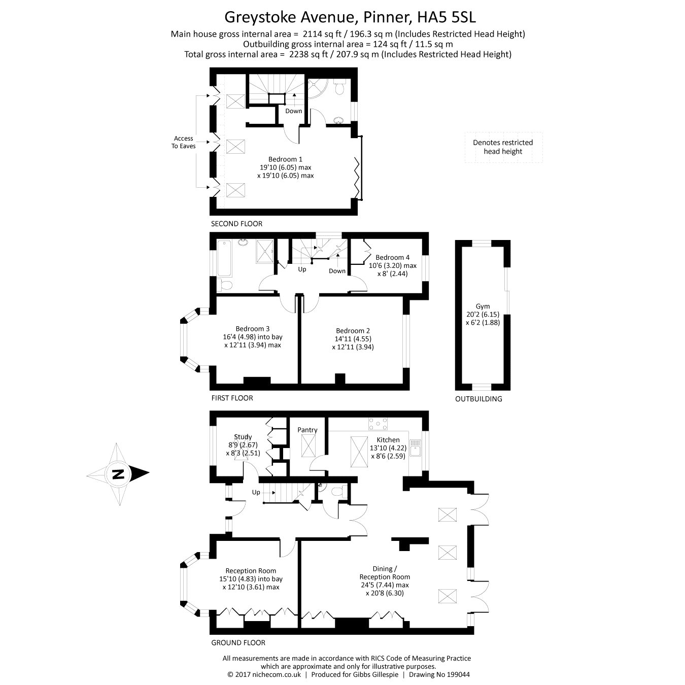 4 Bedrooms Semi-detached house for sale in Greystoke Avenue, Pinner, Middlesex HA5