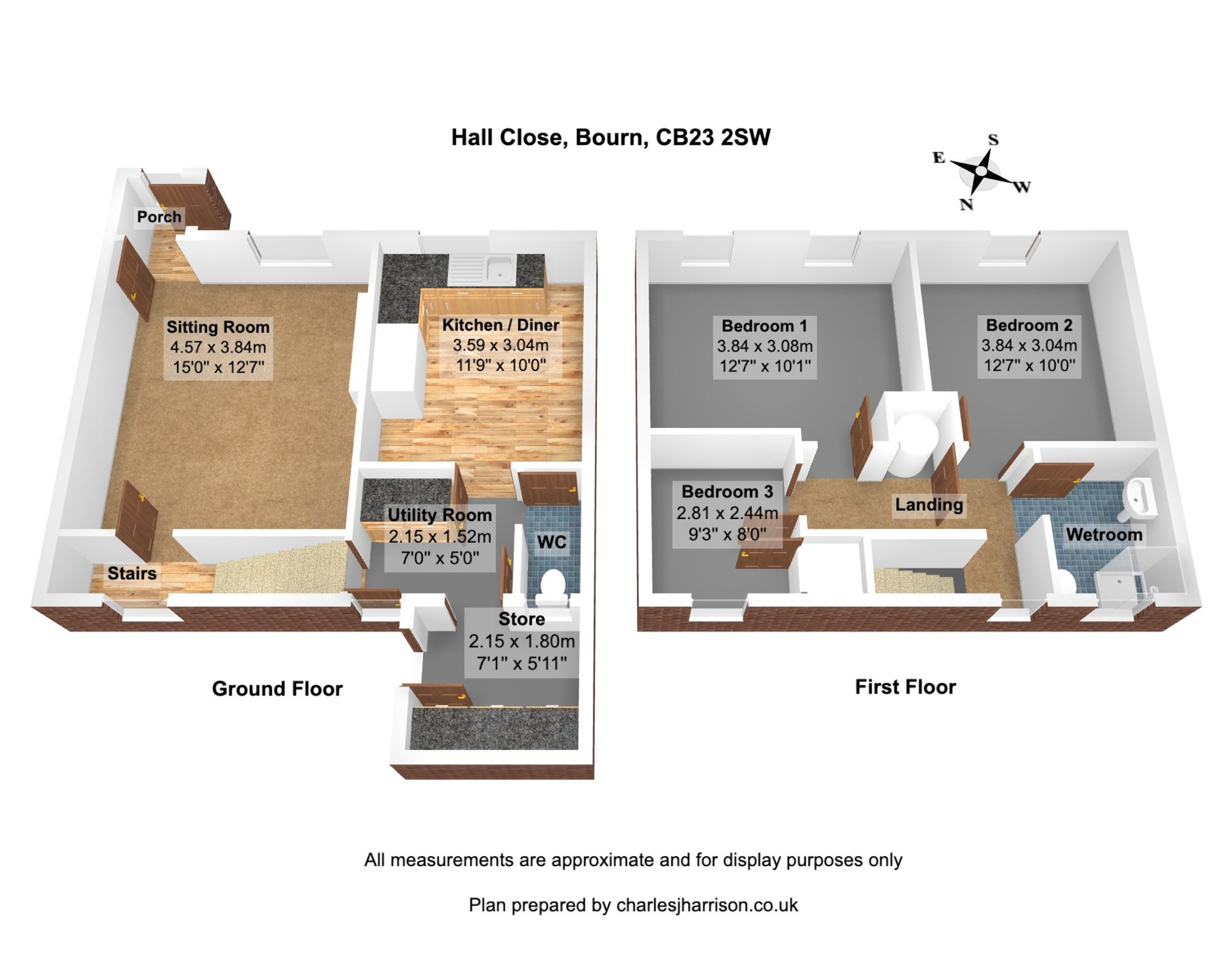 22 Hall Close, Cambridge floorplan