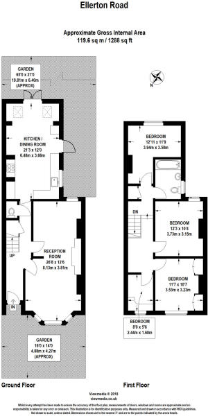 4 Bedrooms Terraced house for sale in Ellerton Road, Surbiton, Surrey KT6