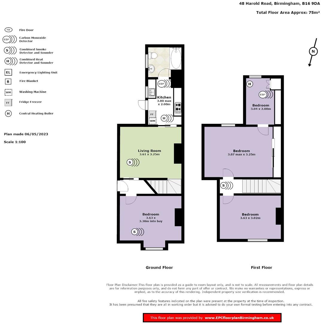 48, Harold Road, Birmingham floorplan