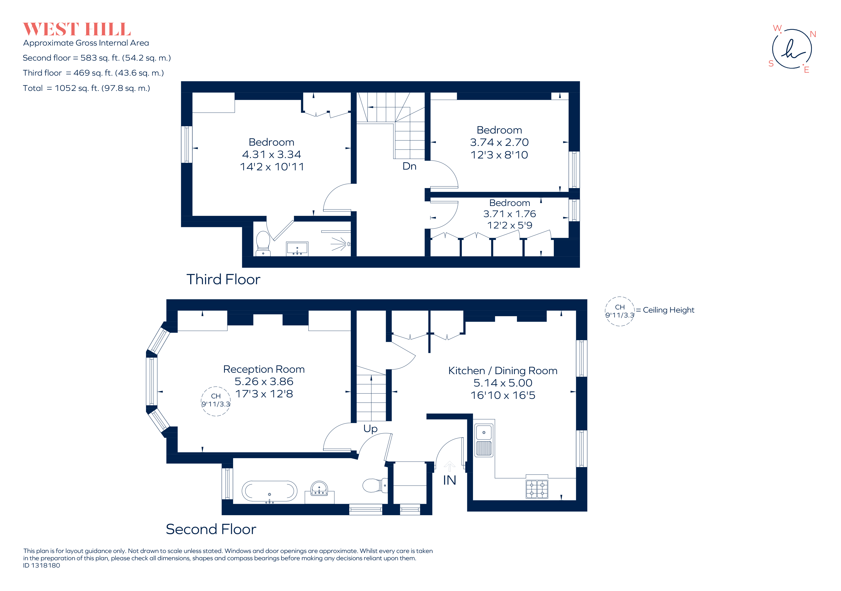 123A, West Hill, London floorplan