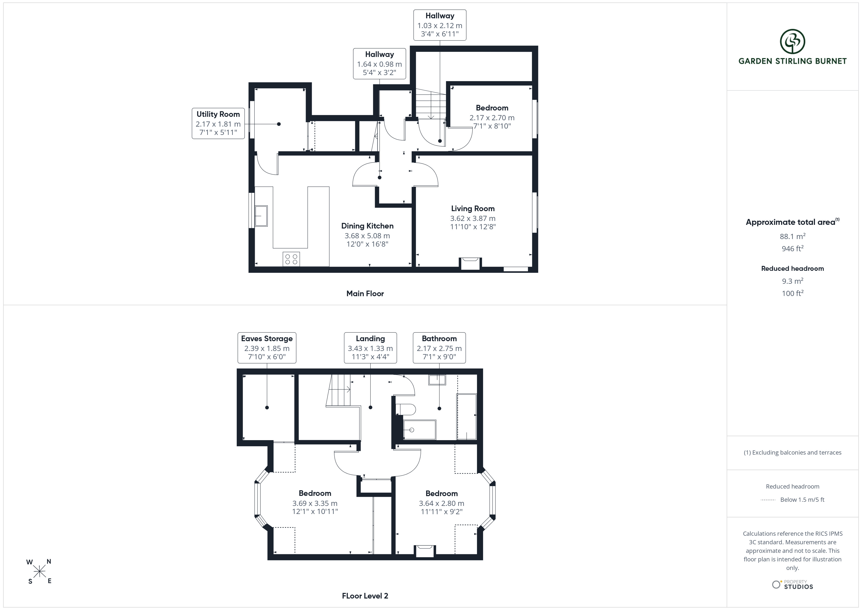 2, Myrtle Terrace, Shandon floorplan