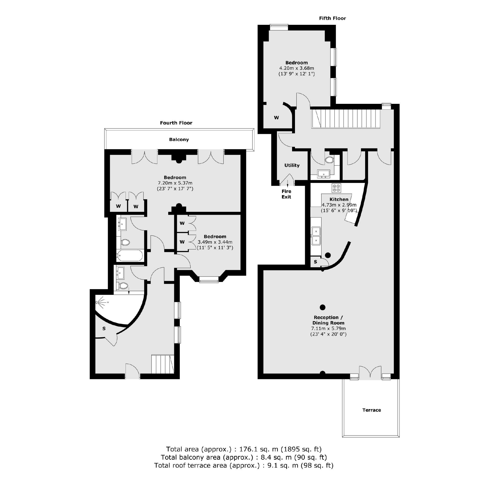 Wapping Wall, London floorplan