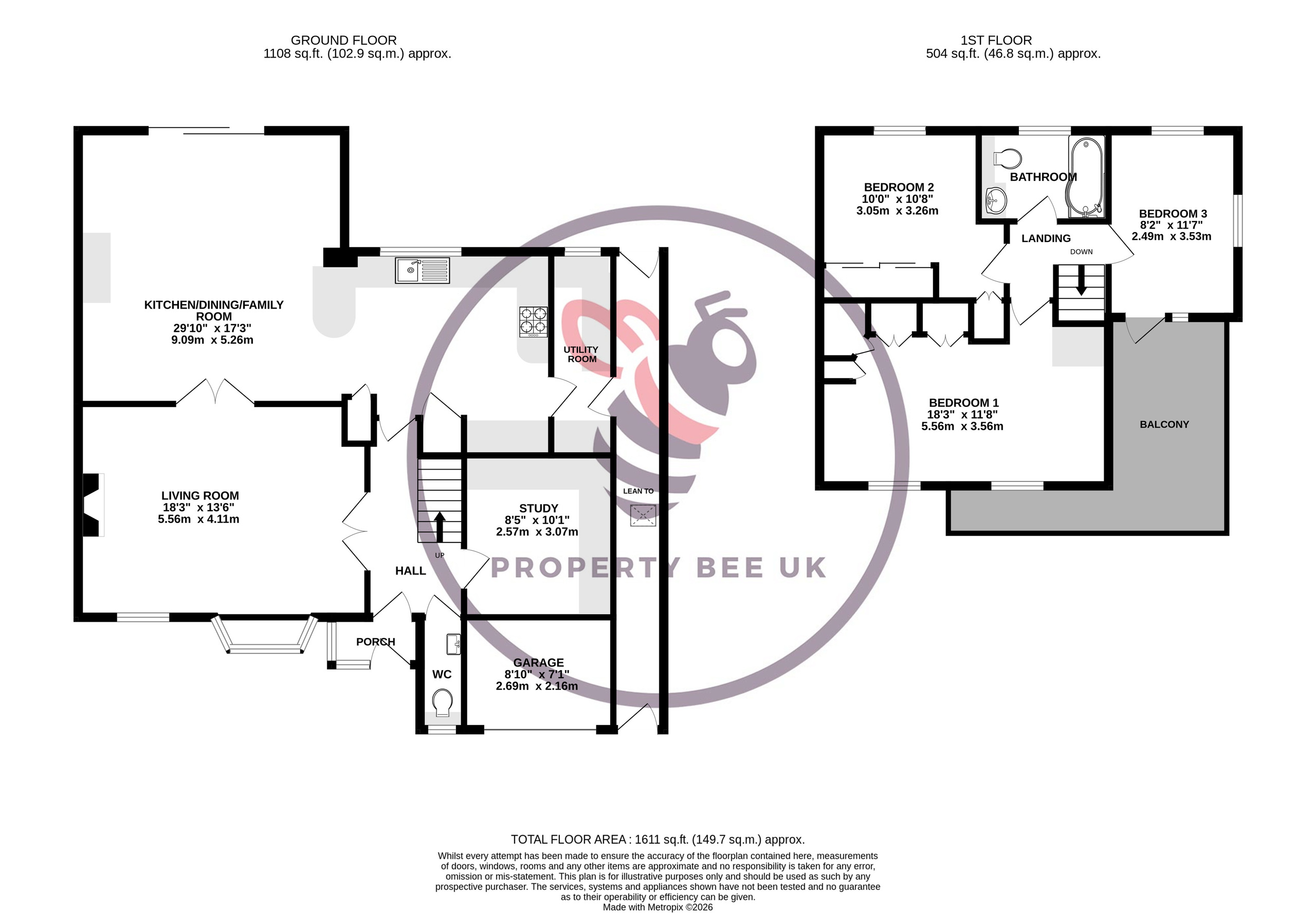 4 Turnstone End, Yateley floorplan