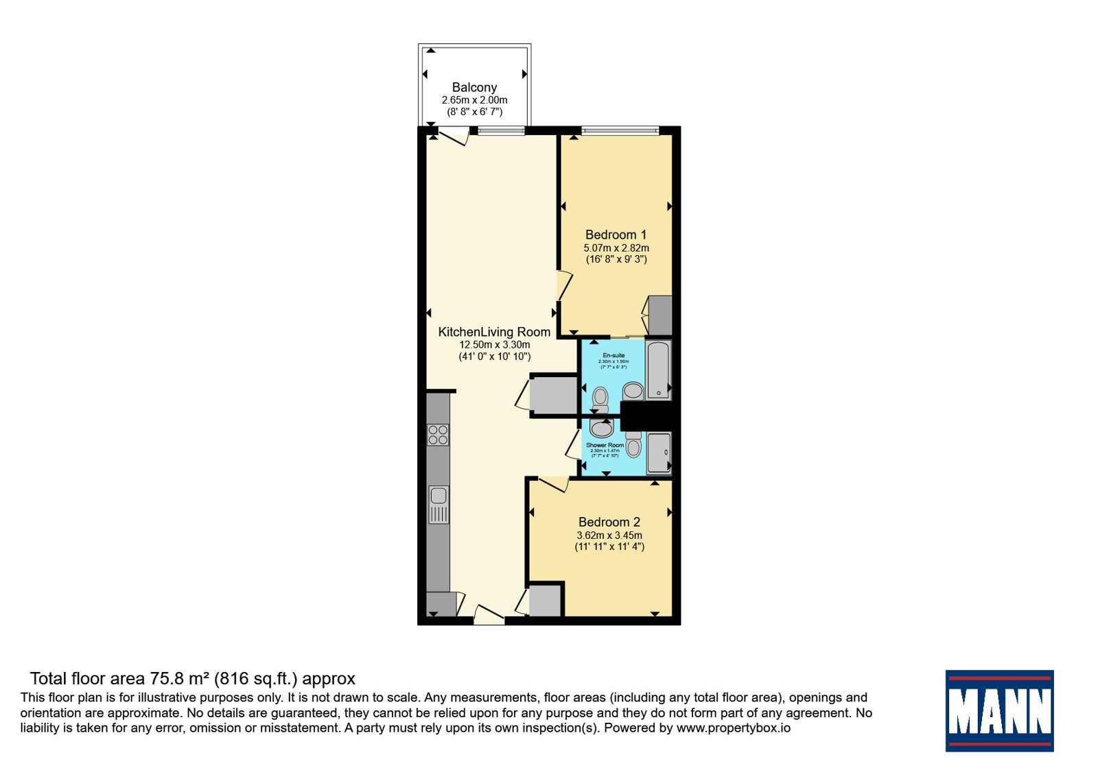 Flat 707, 7, Windsor Square, London floorplan