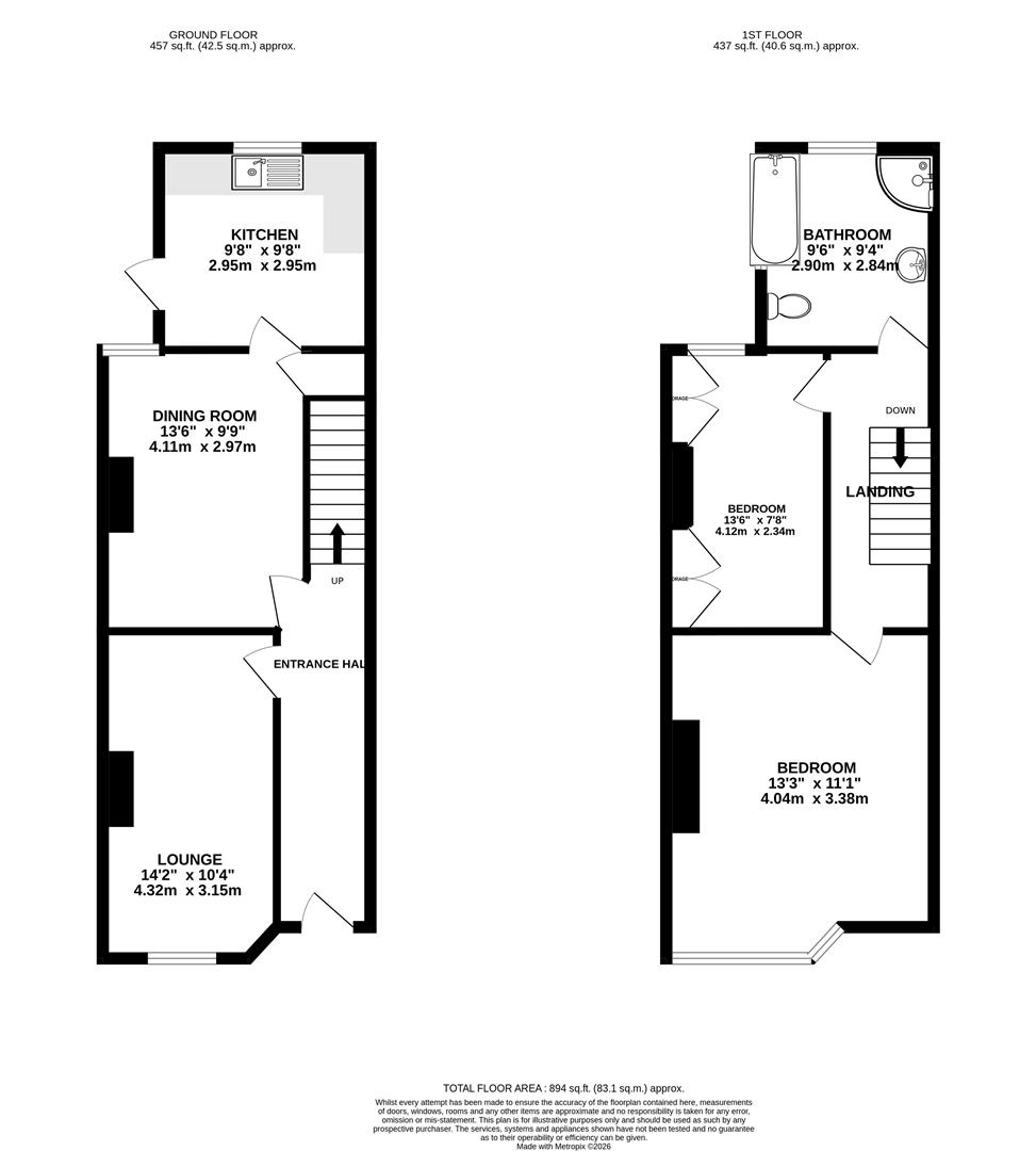 Hildesley Road, Douglas floorplan