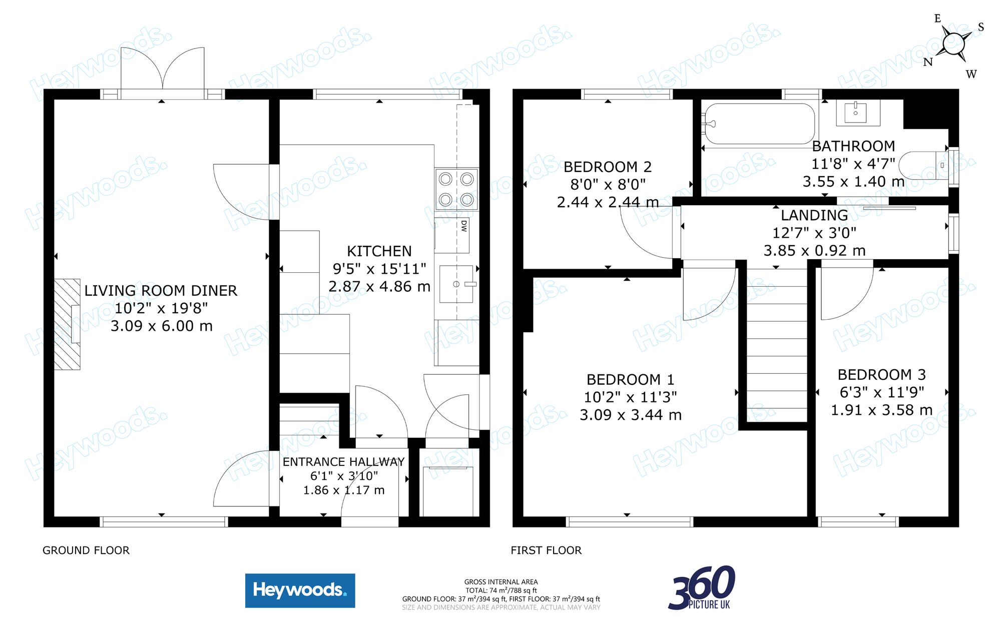 3 Pennine Way, Newcastle floorplan