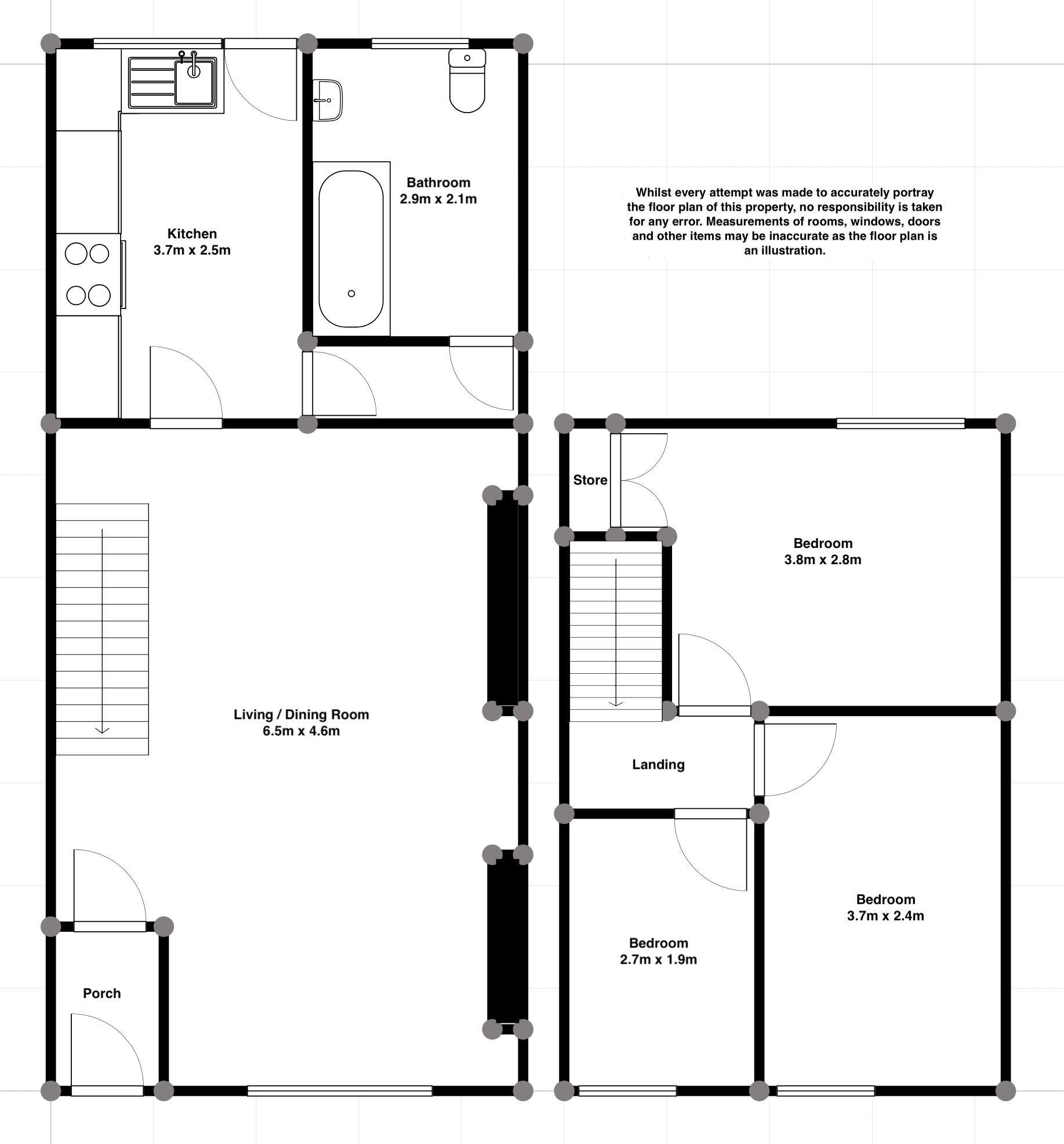 18, Bedlinog Terrace, Treharris floorplan